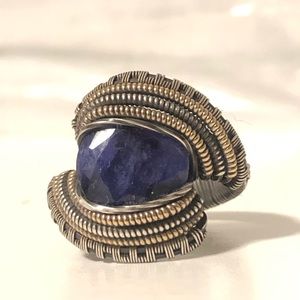Hand made tanzanite ring